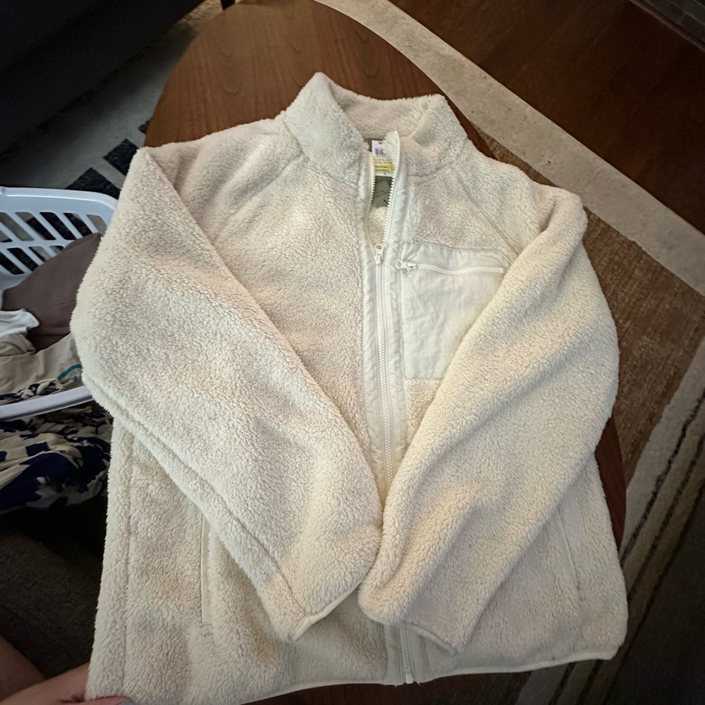 Goodfellow & Co. Off-White Sherpa Jacket